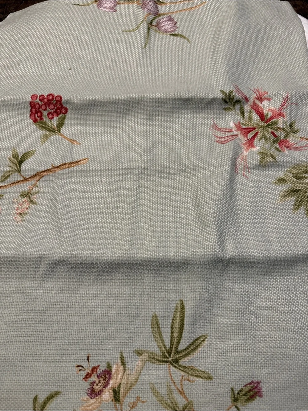 Tutuila Fabric by Nina Campbell Floral Linen- 54”x48”